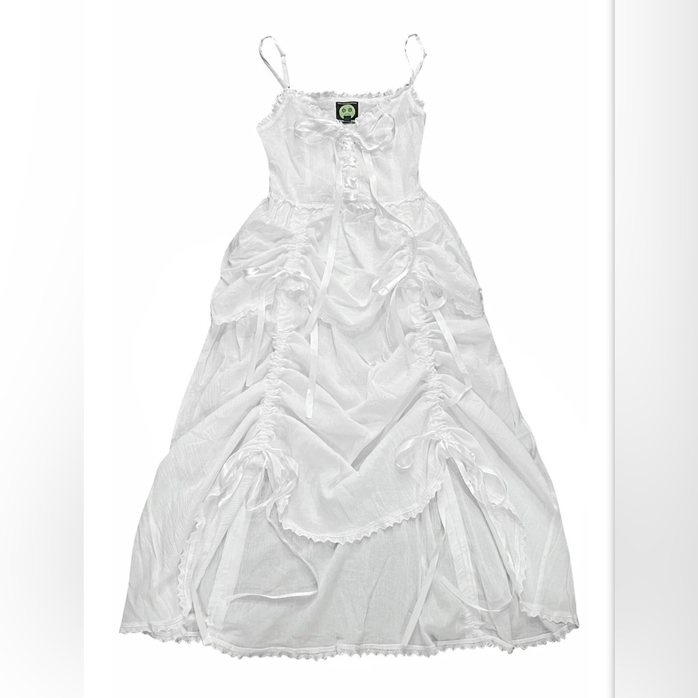 Elegant White Midi Dress